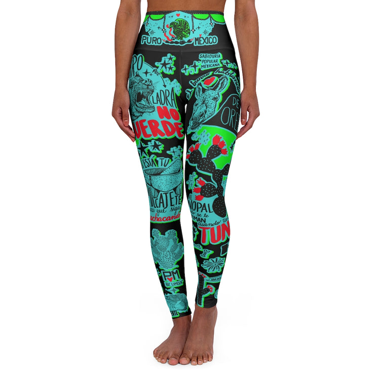 Puro Mexico High Waisted Yoga Leggings Vol. 3
