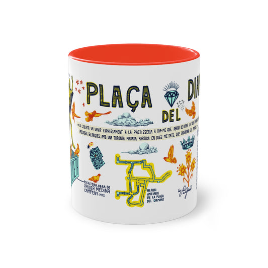 Taza de Cerámica de la Plaza del Diamante