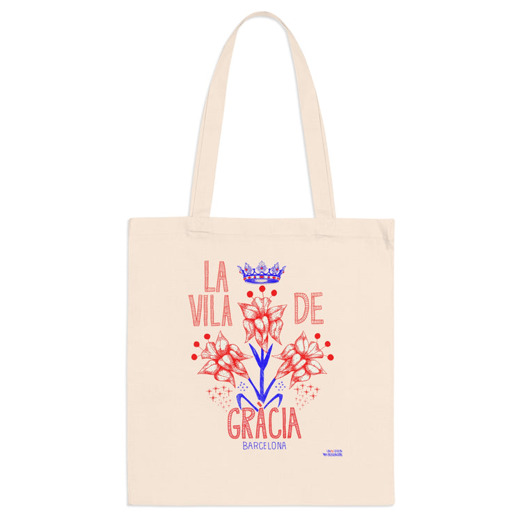 Bolsa tote con Escudo de La Vila de Gràcia, SERIE: La Vila de Gràcia.