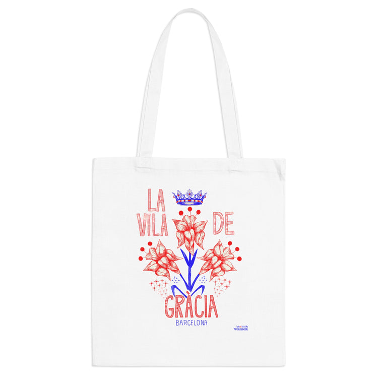 Bolsa tote con Escudo de La Vila de Gràcia, SERIE: La Vila de Gràcia.