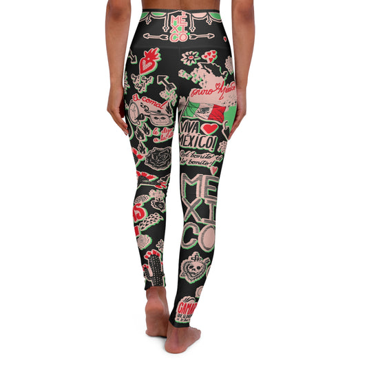 Puro Mexico High Waisted Yoga Leggings Vol. 1