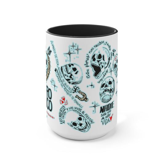 Taza de DÍA DE MUERTOS. Serie:PURO MÉXICO