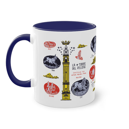 Taza de Cerámica de la Torre del Rellotge, SERIE: : La Vila de Gràcia