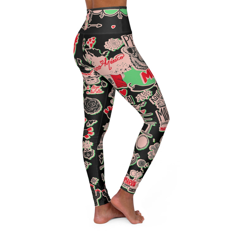 Puro Mexico High Waisted Yoga Leggings Vol. 1