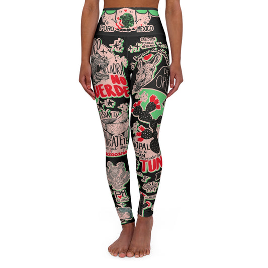 Puro Mexico High Waisted Yoga Leggings Vol. 1