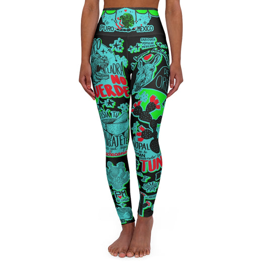 Puro Mexico High Waisted Yoga Leggings Vol. 3