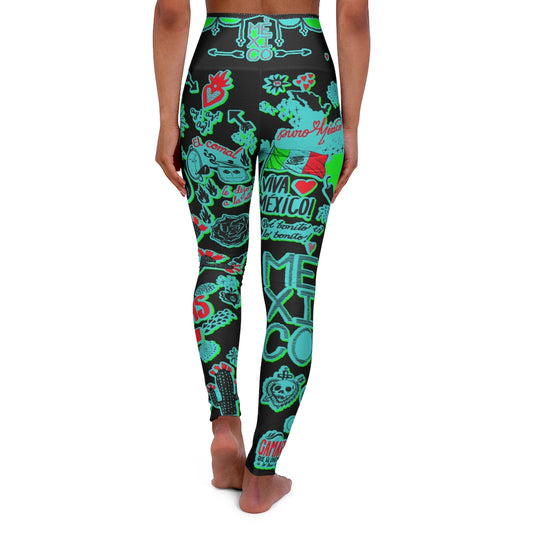Puro Mexico High Waisted Yoga Leggings Vol. 3