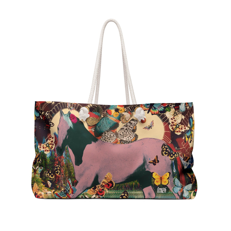 Bolso playero de lona PINK HORSE - Bag