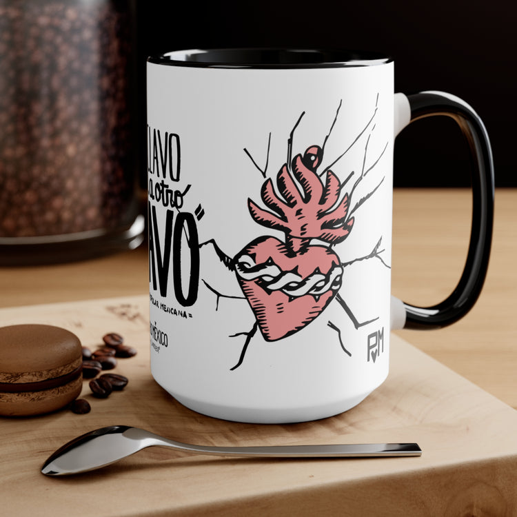 Taza de cerámica UN CLAVO SACA A OTRO CLAVO - Mug - Serie: Puro México